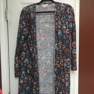 Lularoe Sarah duster length cardigan sweater NWOT